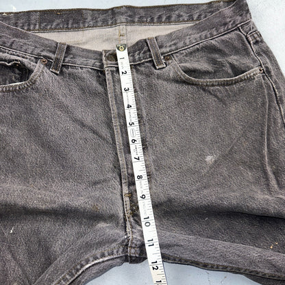 Levis 501 Vintage 80s USA XX Straight Leg Jeans Gray Light Wash 36x32 Act 34x30