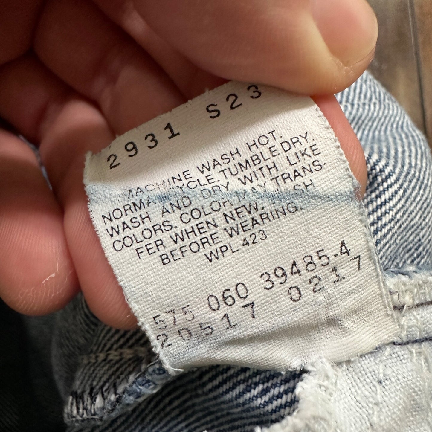 Levis 517 Vintage 90s USA Orange Tab Bootcut Flare Blue Jeans 35x30 Act 32x28