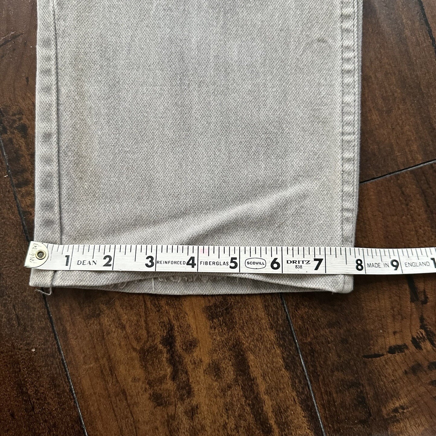 Vtg Wrangler COWBOY Jeans Womens 9 27x29 Gray Denim 13MGYG Pants USA 70s Scovill