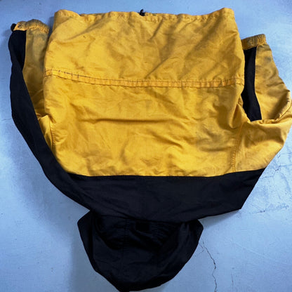 Carhartt C48 YLW Workwear Jacket Stains Mesh Lined Full Zip Hooded XL Yellow