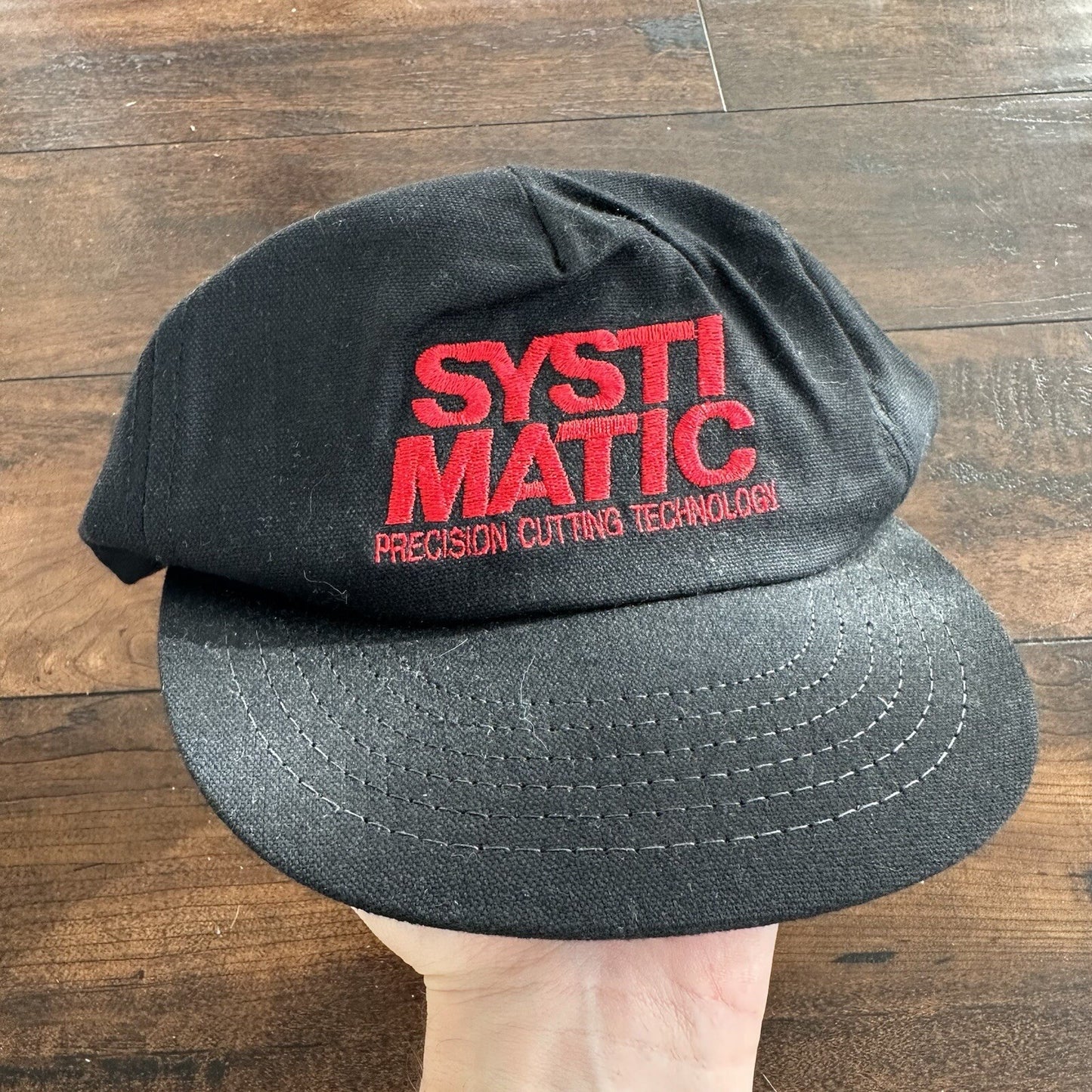 Vintage Systematic Precision Hat Patch Snapback Trucker Summer Gym Vibe Cool 90s