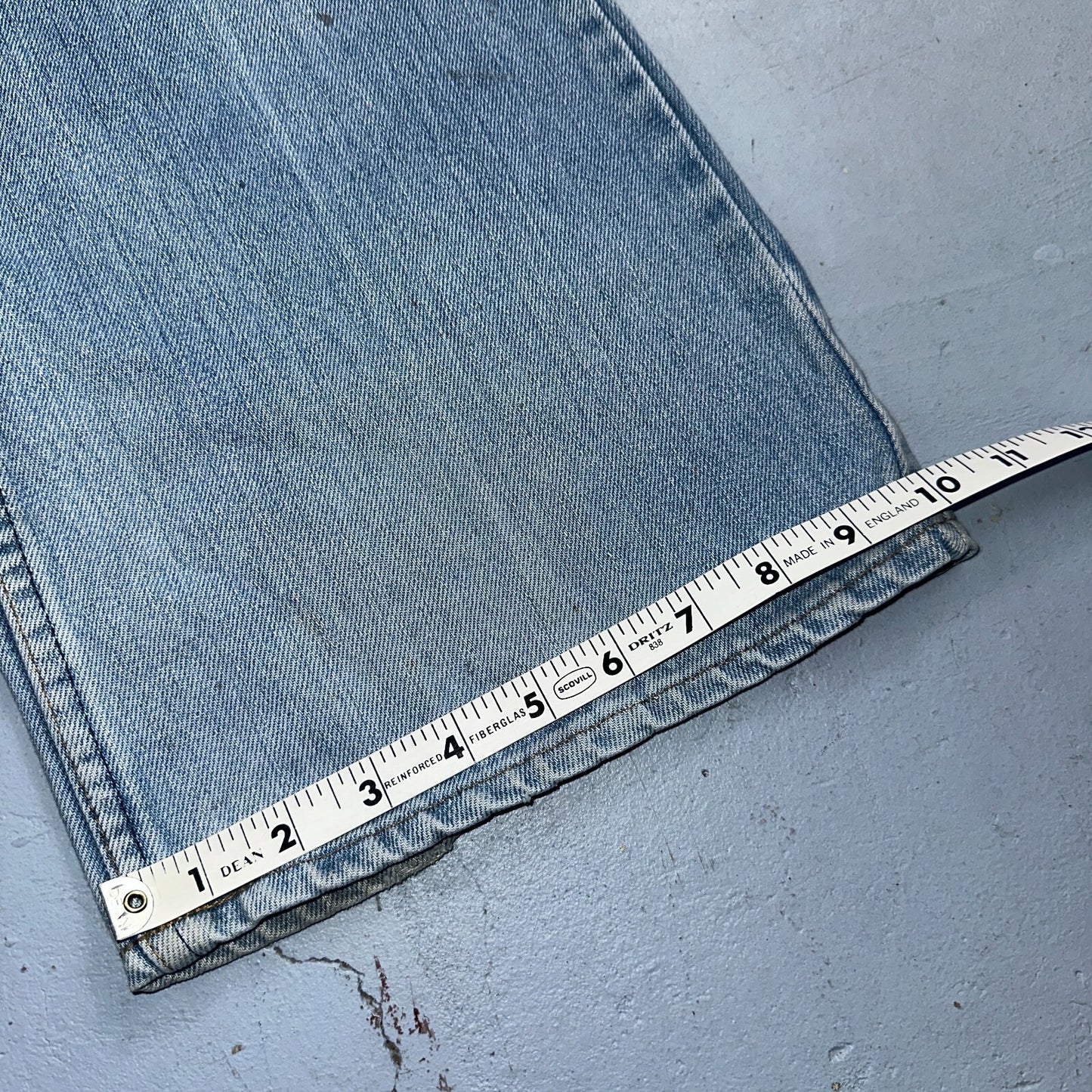 Levis 517 Vintage 80s USA Orange Tab Bootcut Flare Blue Jeans Talon Act 36x30