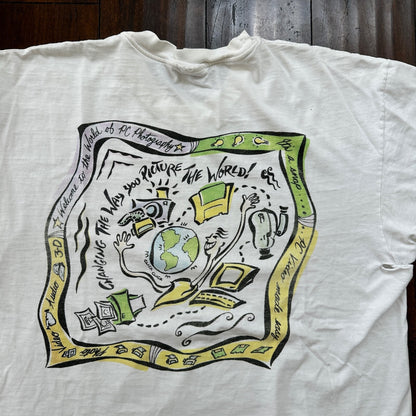 Computer PC Windows MGI Software Tech Vintage T Shirt 90s Y2K Paint Art Hanes