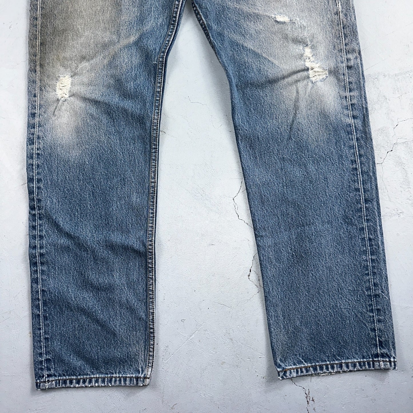 Levis 501 Vintage Y2K 90s XX Straight Leg Jeans Blue Med Wash 38x36 Act 35x31
