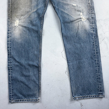 Levis 501 Vintage Y2K 90s XX Straight Leg Jeans Blue Med Wash 38x36 Act 35x31