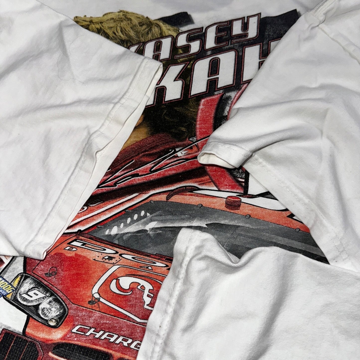 Kasey Kahne VTG Shirt Large Nascar Dodge #9 Car Racing Chase Authentics XL Y2K