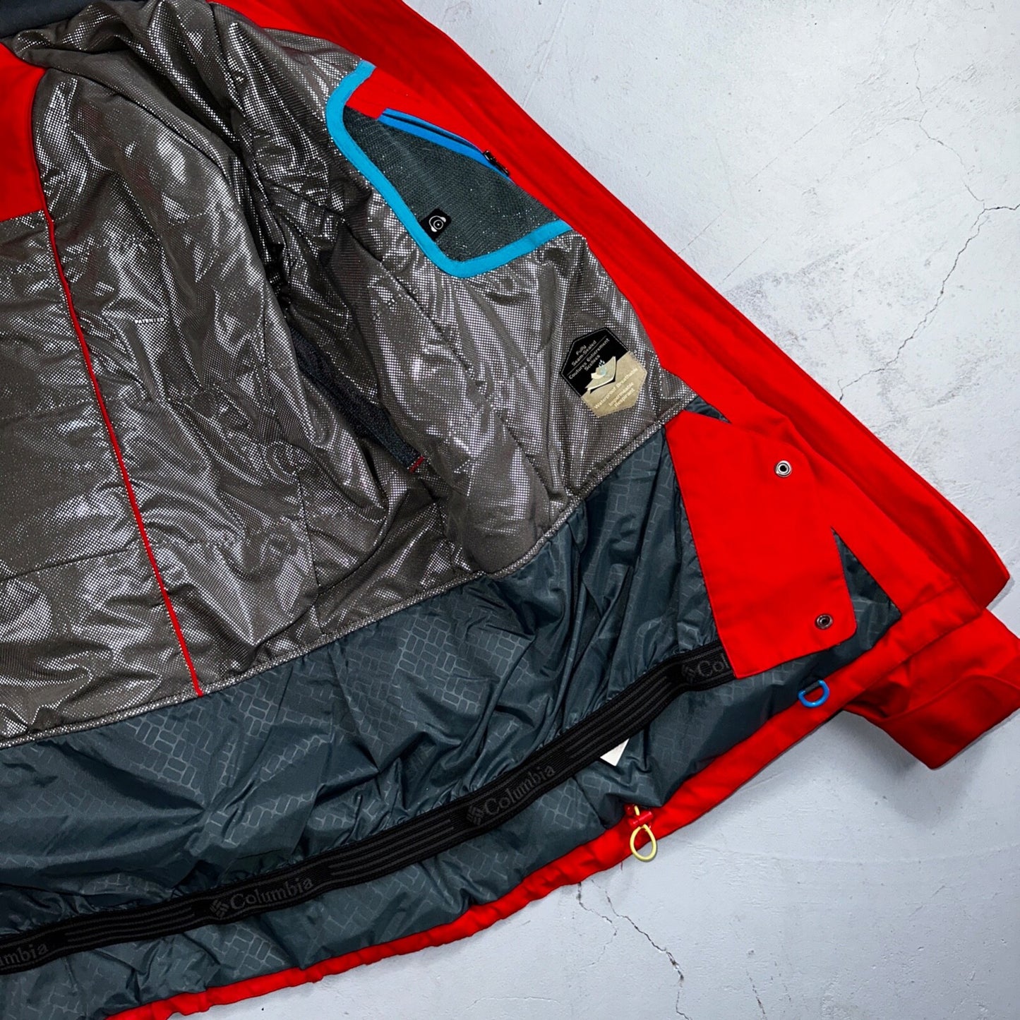 Columbia Women's Veloca Vixen II Jacket Coat Parka Omni Tech L Red Waterproof