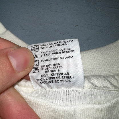 War Dogs Anvil 90s VTG T Shirt Forgotten Heros Army Large Graphic USA Animals