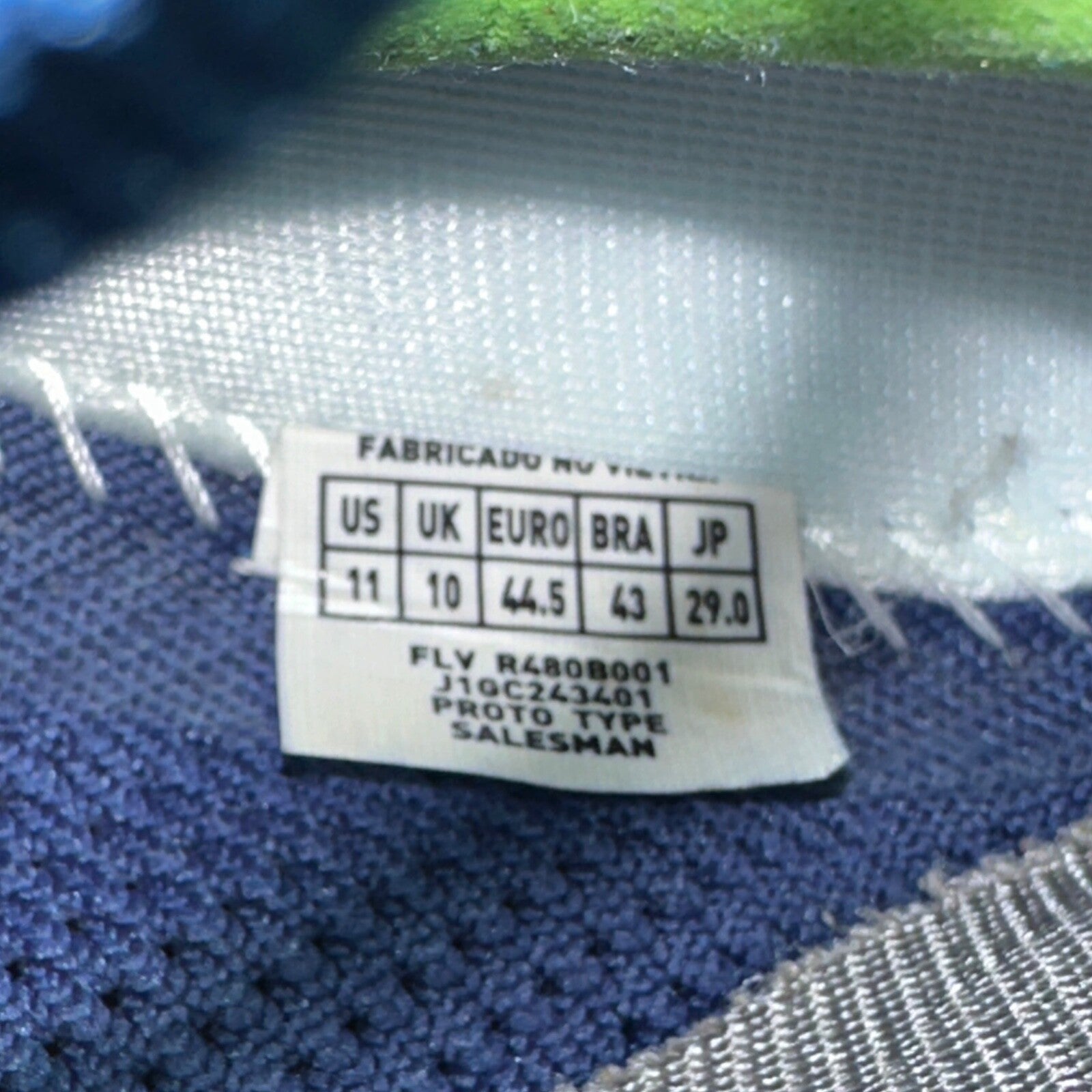 Mizuno Mens Sneakers Blue Size 11 Neo Vista Running Breathable Comfort Light