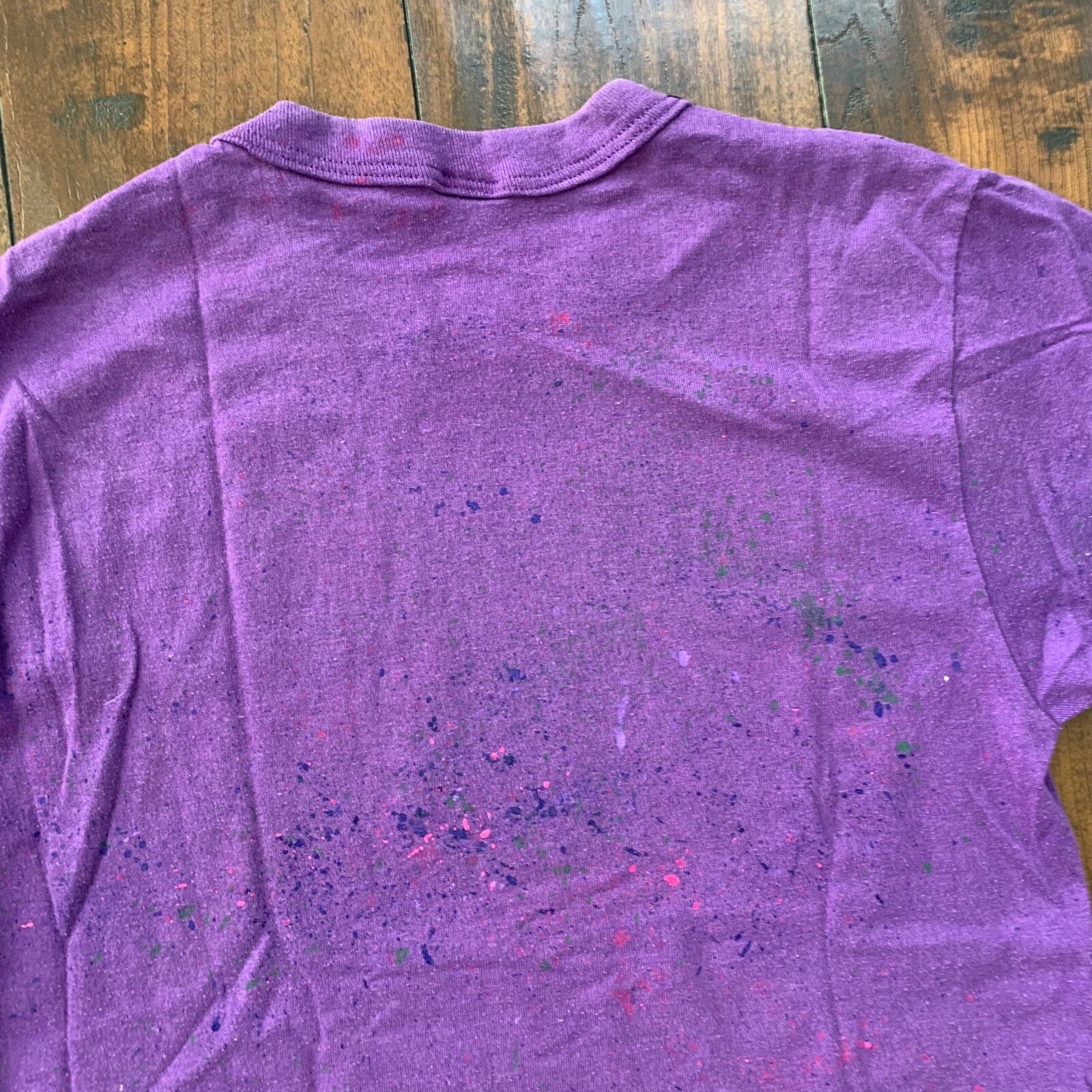 Womens Small Art Paint Vintage T Shirt Custom Painted Danny One Of One 80s 90s