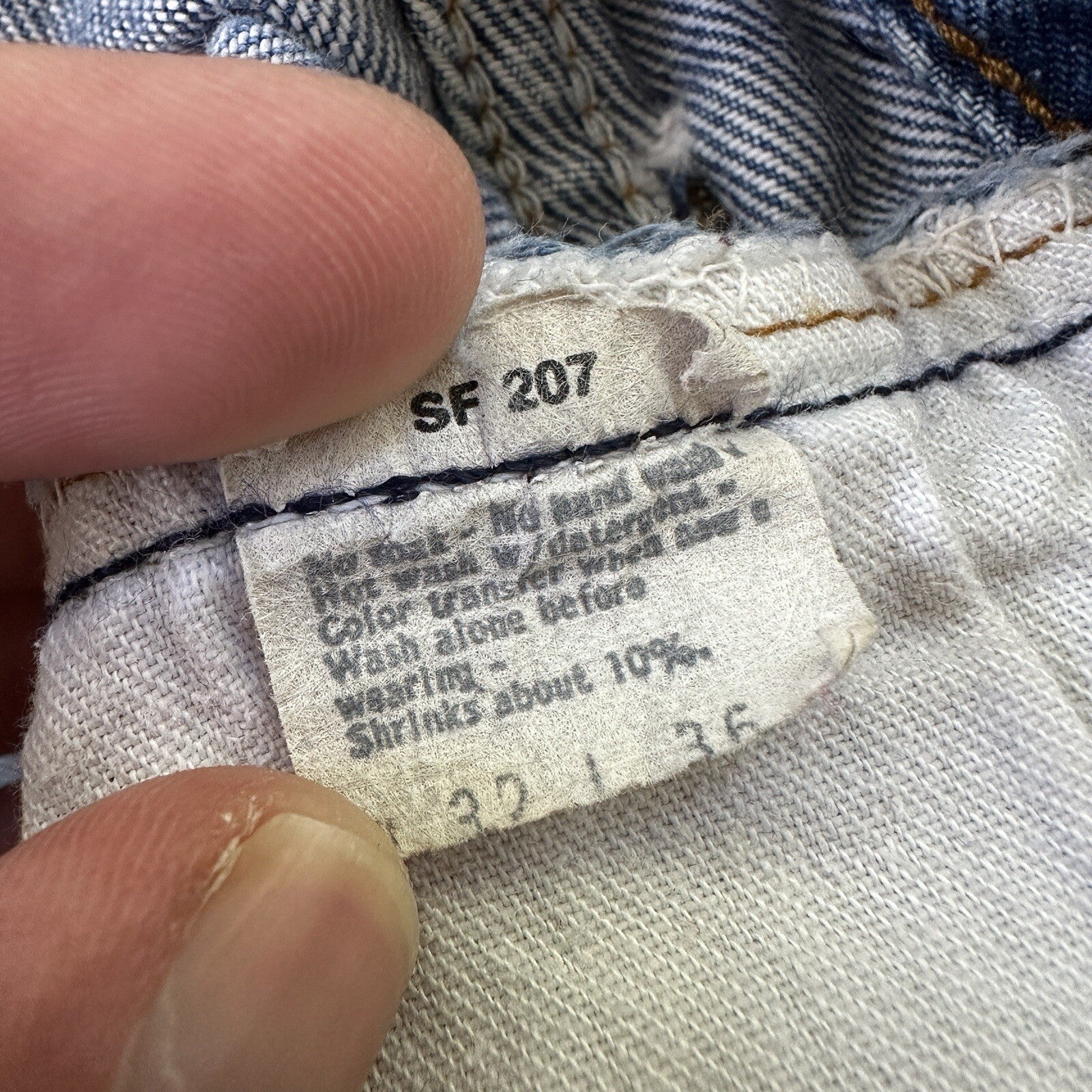 Levis Vintage 80s Redline Selvedge USA 501 XX Jeans 66 70s Light 32x36 Act 29x30