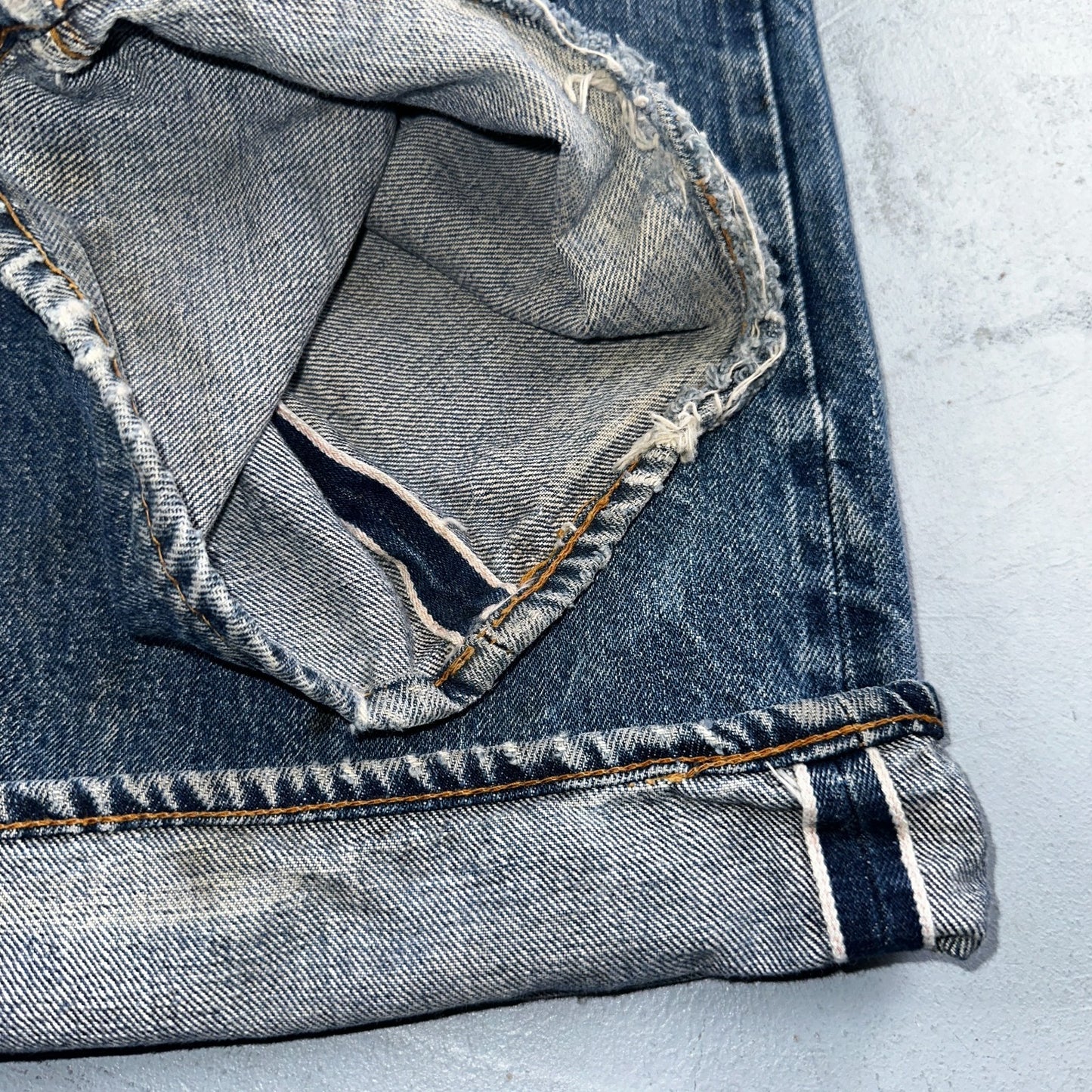 Levis 501 Vintage 70s SS Redline Selvedge USA XX Jeans Med Wash 48x30 Act 43x26