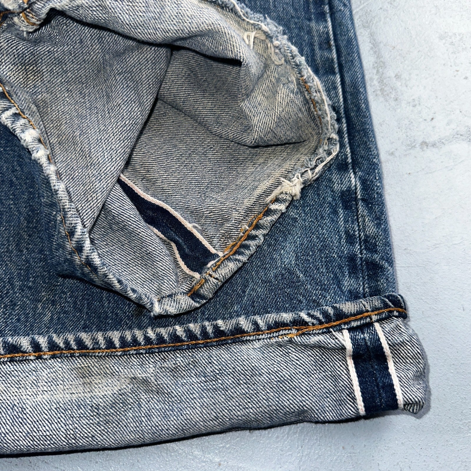 Levis 501 Vintage 70s SS Redline Selvedge USA XX Jeans Med Wash 48x30 Act 43x26