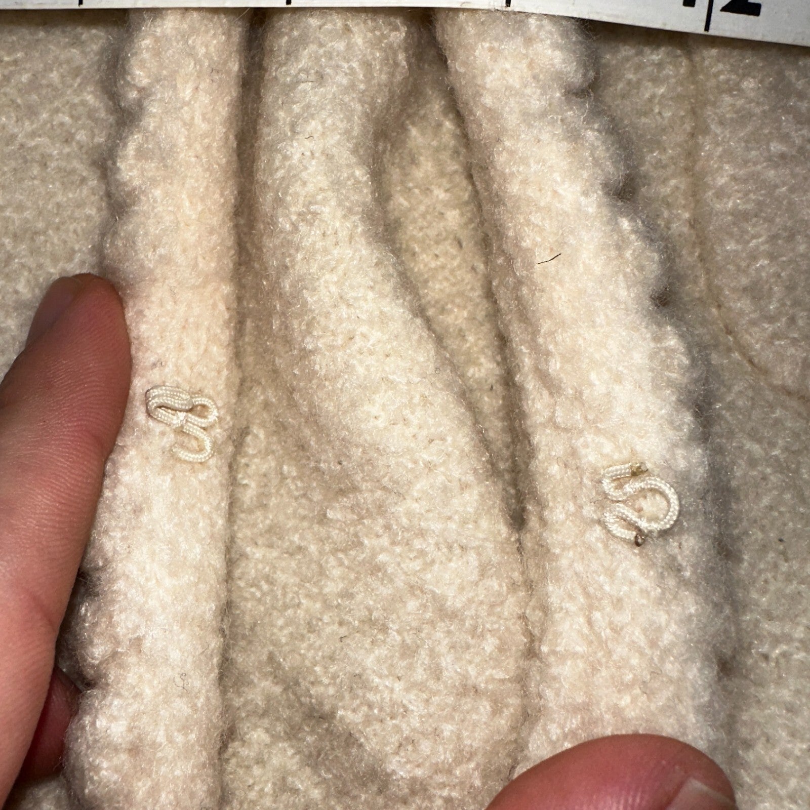 J. Crew Odette Lady Sweater Ivory Boucle Knit Gold Button Cardigan Jacket M