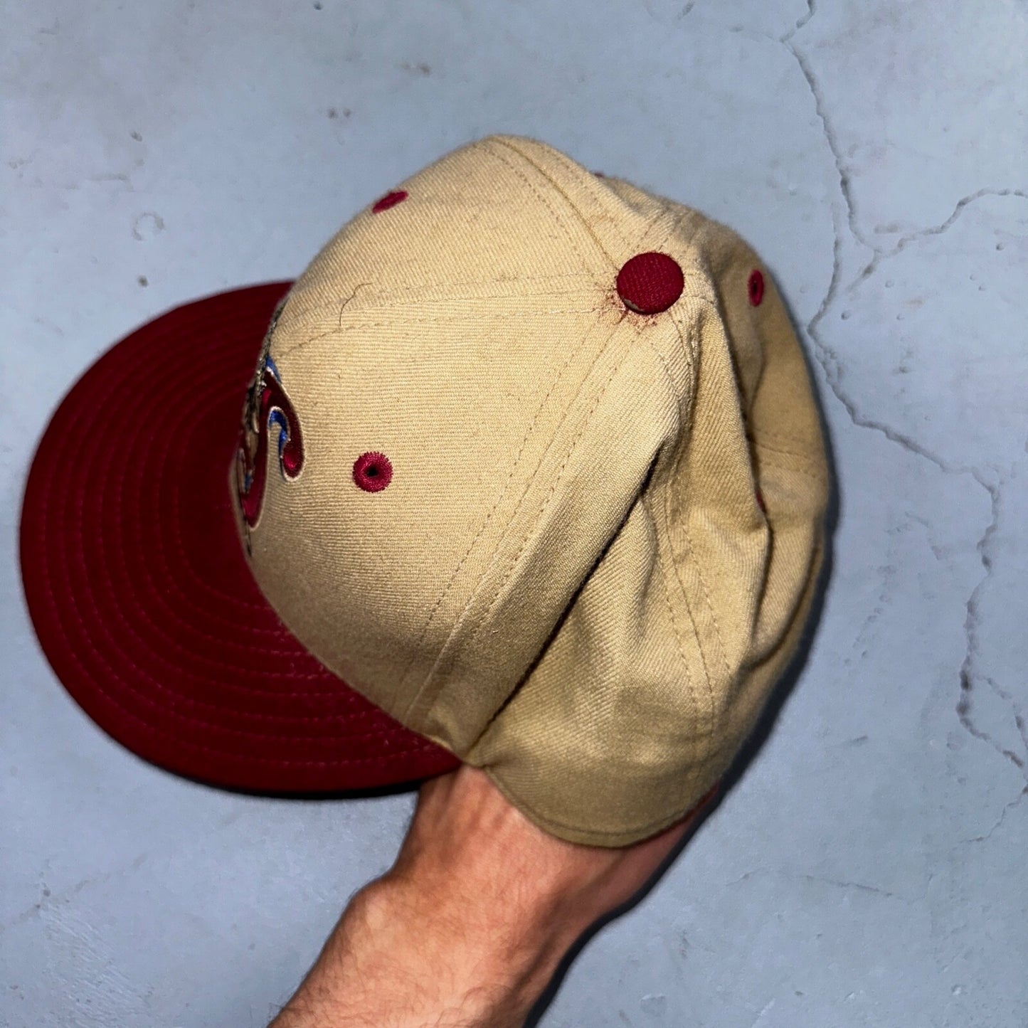 Vintage San Bernadino Stampeders Cap Hat Size 7 Wool New Era 5950 MILB