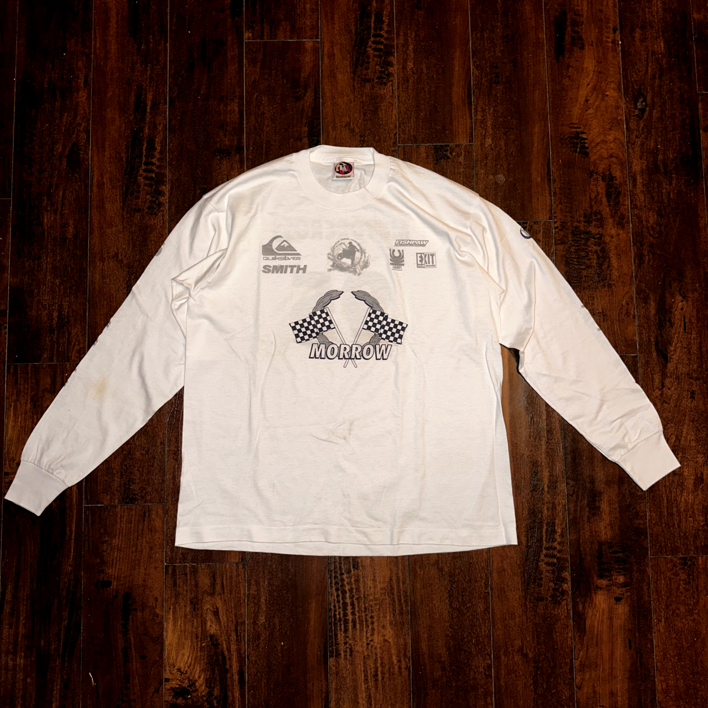Morrow Vintage T Shirt Snowboard Exit Smith Quicksilver Racing Motorcross 90s