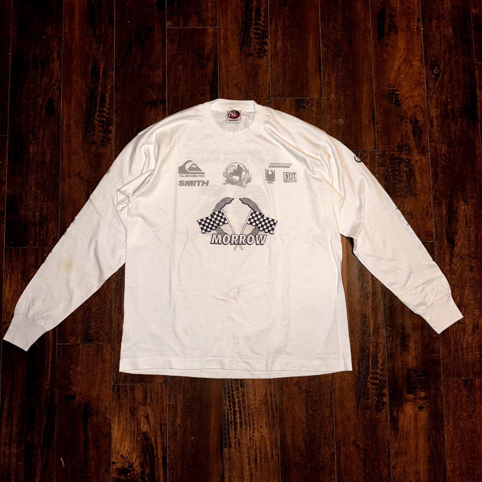 Morrow Vintage T Shirt Snowboard Exit Smith Quicksilver Racing Motorcross 90s