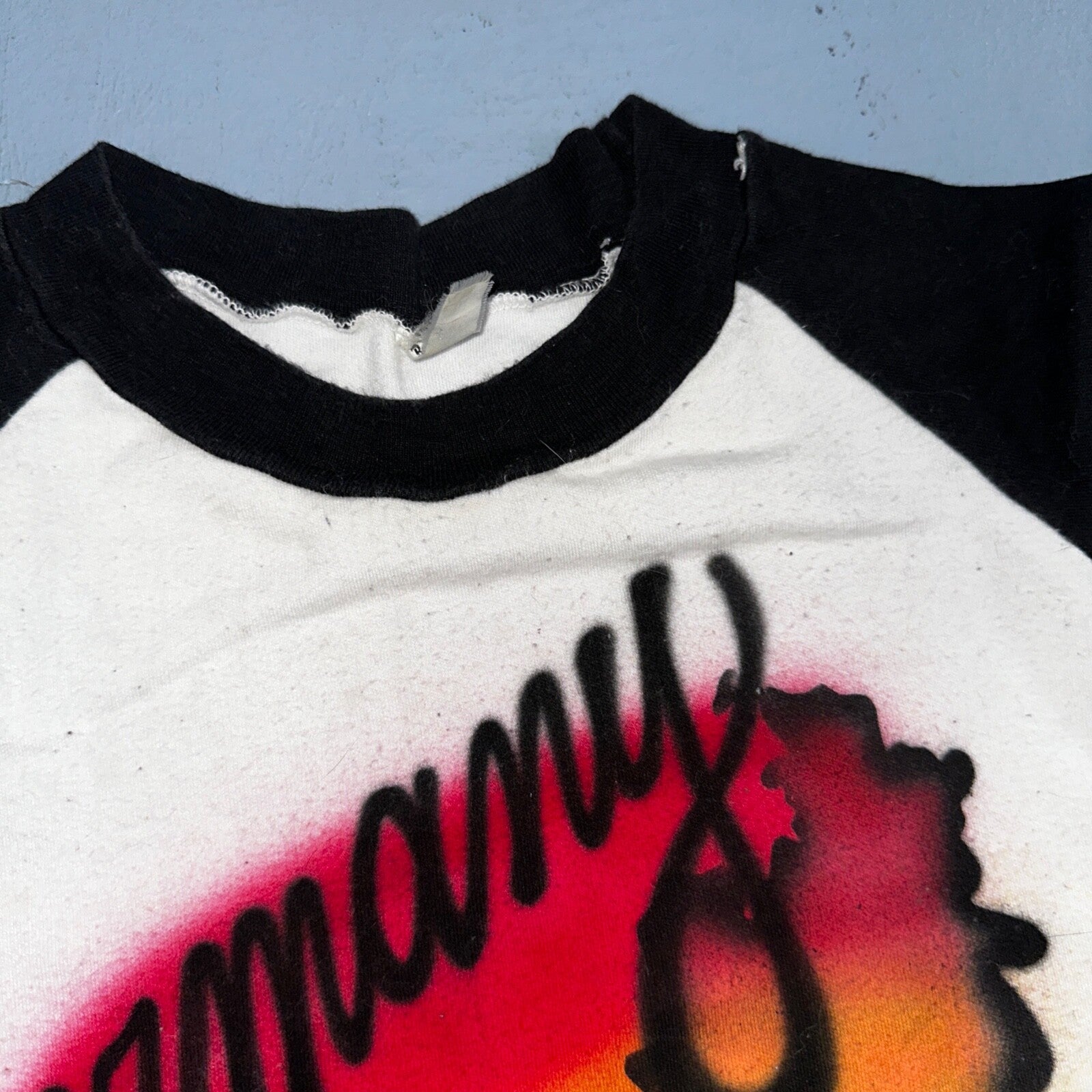 Germany Raglan 80s Rainbow VTG T Shirt Cool Graphic Jim Memory Travel Europe XL