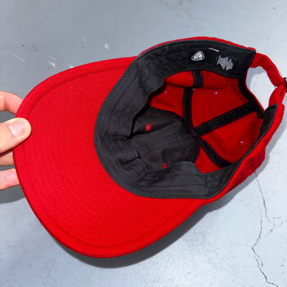 Nike ACG RARE Hat Cap Vintage 90's Red One-Size Adjustable Strap Embroidered