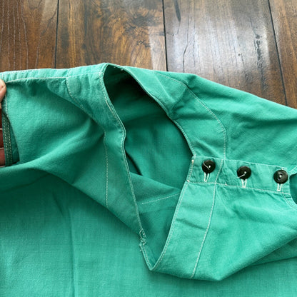 Vintage USA Rockabilly Womens Dress Skirt 60s 70s Green Cute Summer