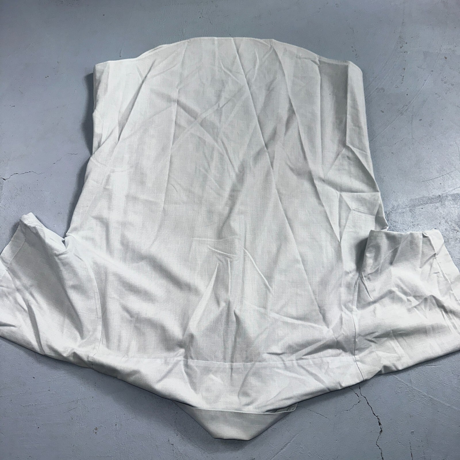 1973 US Army Vietnam War Men Blue Button Long Sleeve Shirt 16 DSA-100 1970s 70s