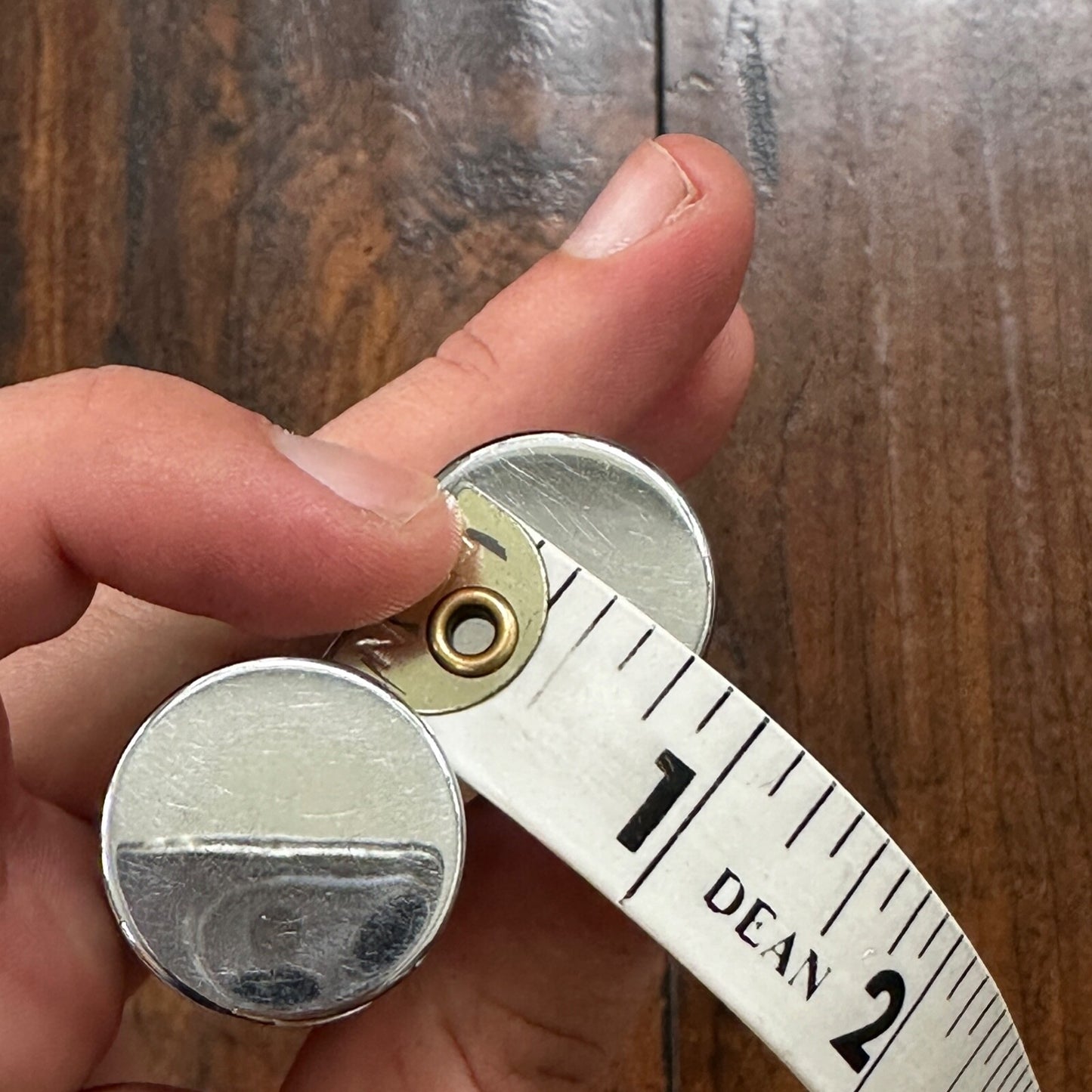 Vintage Modern MCM Silver Tone Chrome Bullet Shaped Salt & Pepper Shakers Eames