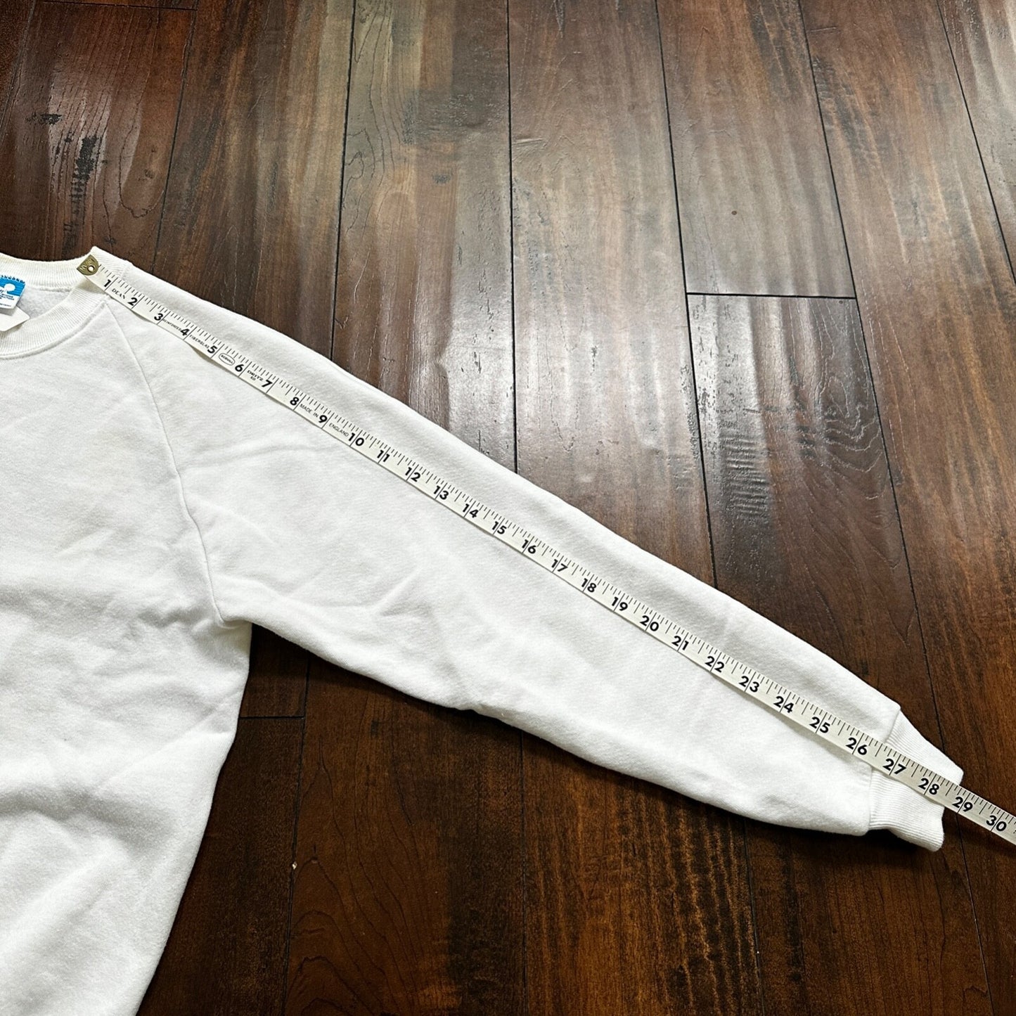 VTG 80s Mickey Mouse Sweatshirt USA L Mens White Pullover Crewneck 1980s