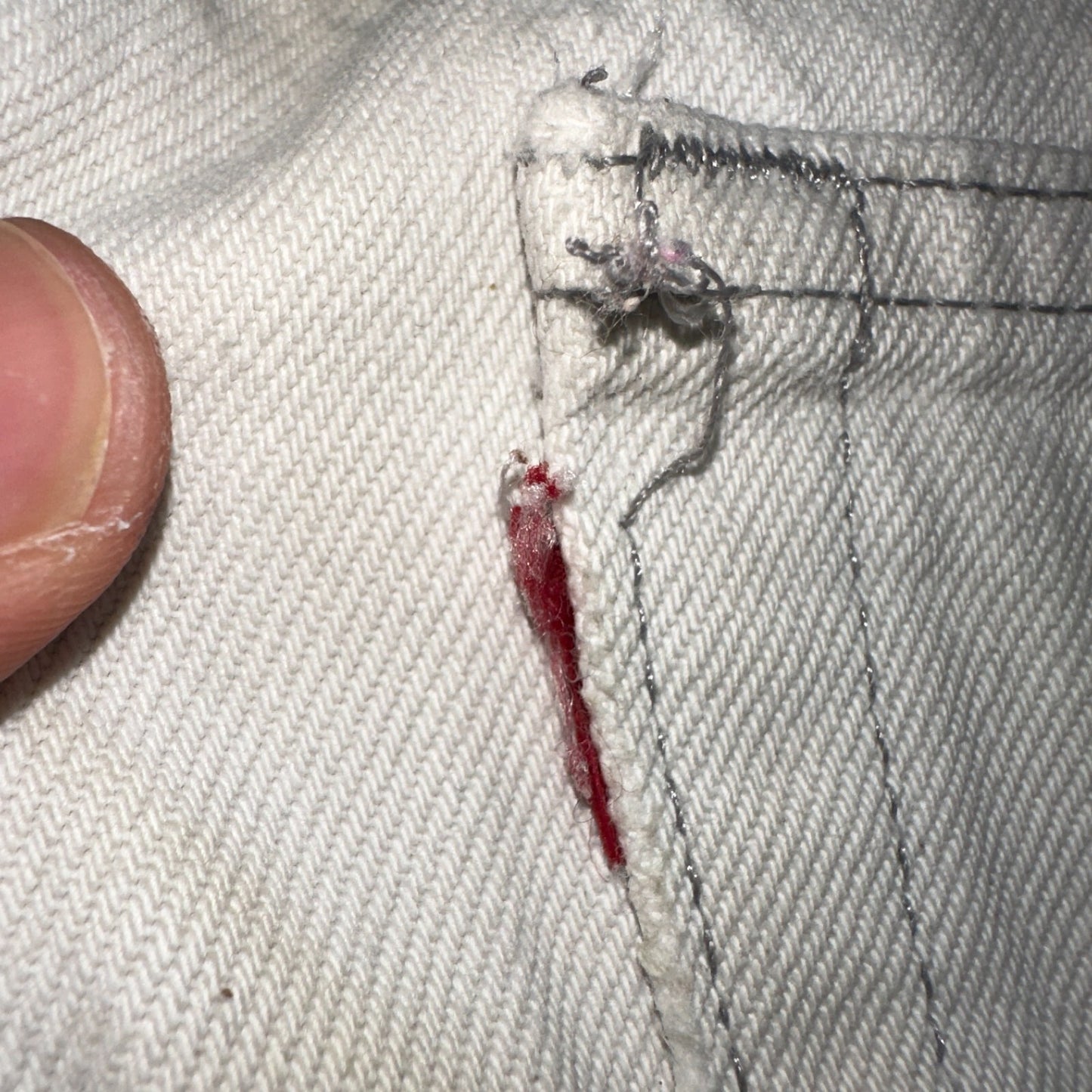 Levis 501 Vintage 80s USA XX Straight Leg Jeans White Med Wash 29x30 Act 28x29