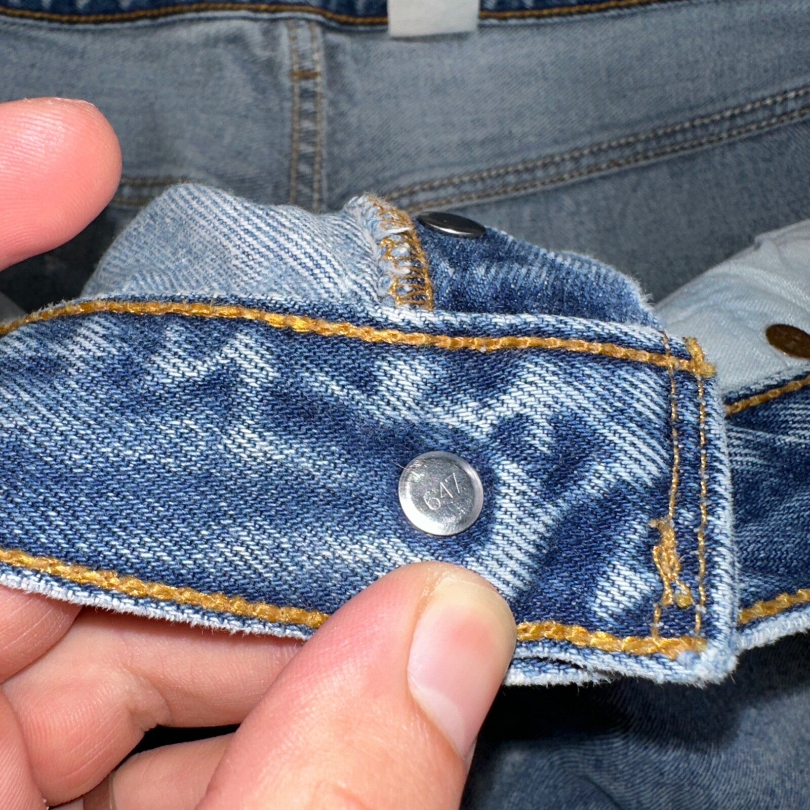 Levis 501 Vintage 90s XX Straight Leg Mexico Jeans 38x34 Light Wash Act 35x31