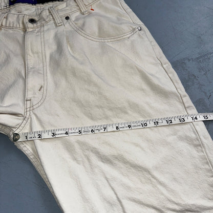 Levis SilverTab Vintage USA 90s Baggy Denim Jeans White Silver 34x30 Act 32x29