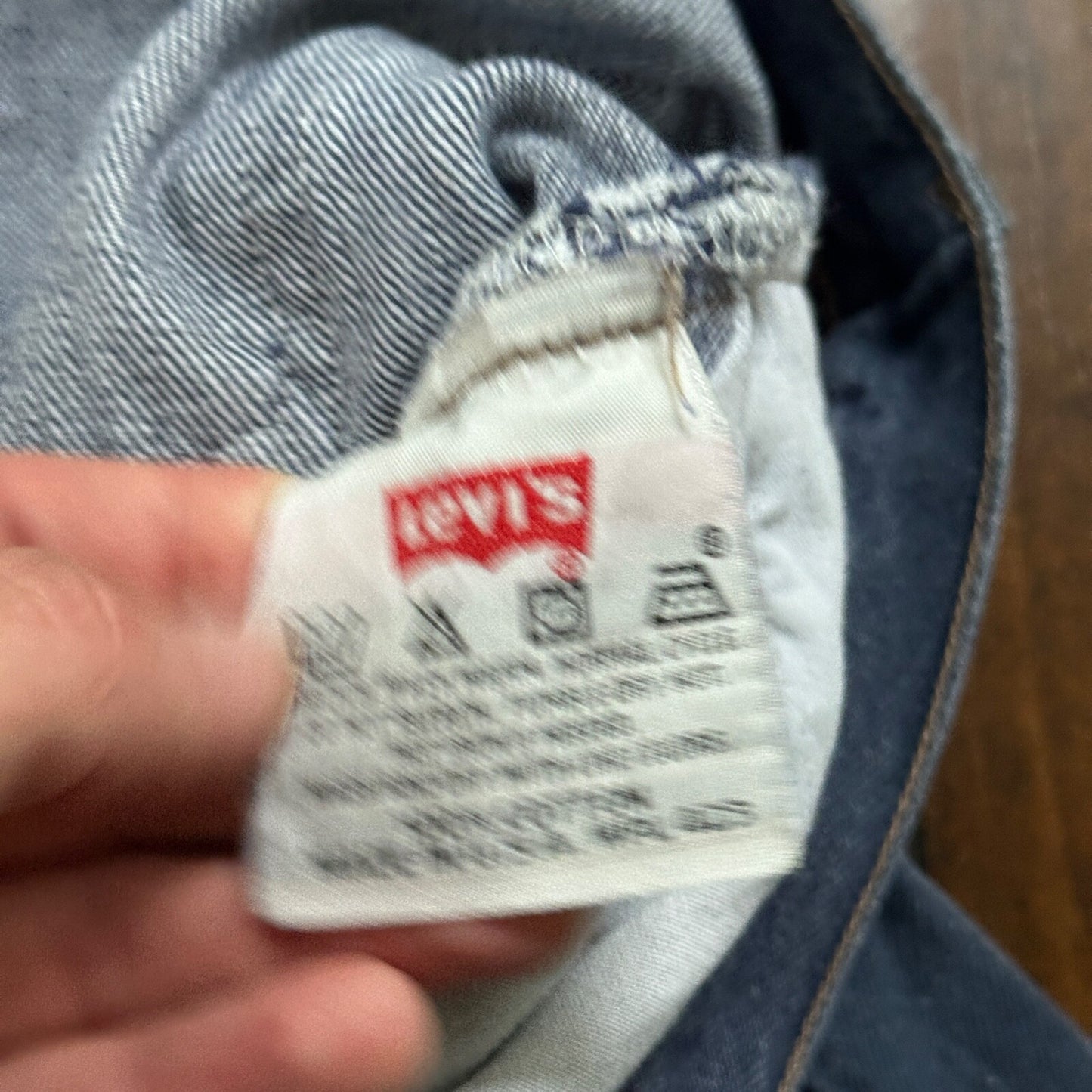 Levis VTG 90s 501 Button Fly 31x32 USA Tag Jeans Straight Wash Blue XX Act 28x31
