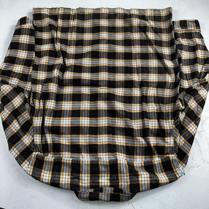 Patagonia Flannel Shirt Mens Size 2XL Plaid Long Sleeve Button Up Yellow Black