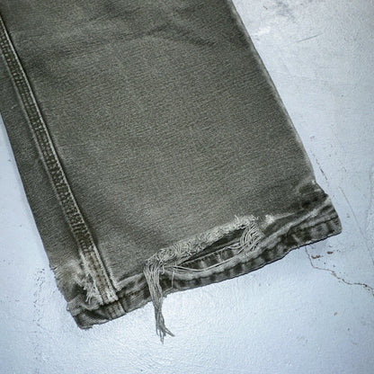 Carhartt VTG Double Knee Carpenter Pants USA B01 B136 MOS Green 31x30 Act 30x28