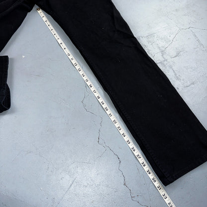 Levis 501 Vintage 90s USA XX Straight Leg Jeans Missing Buttons 31x32 Black