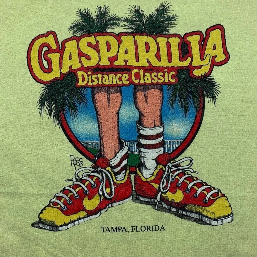 Vintage Nike T Shirt USA Rare Florida Ross Geisha Gasparilla Running Long Sleeve