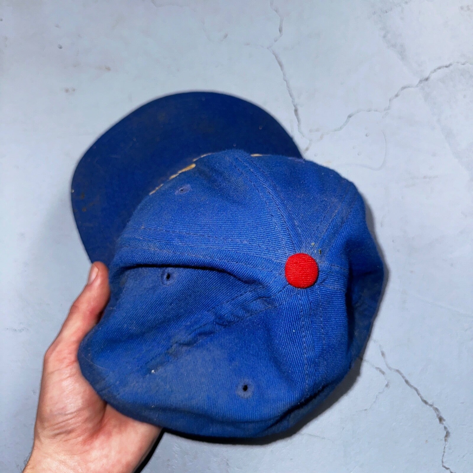 VTG 80s Richardson Player Philadelphia 76ers Script Snapback Hat Rare Cap