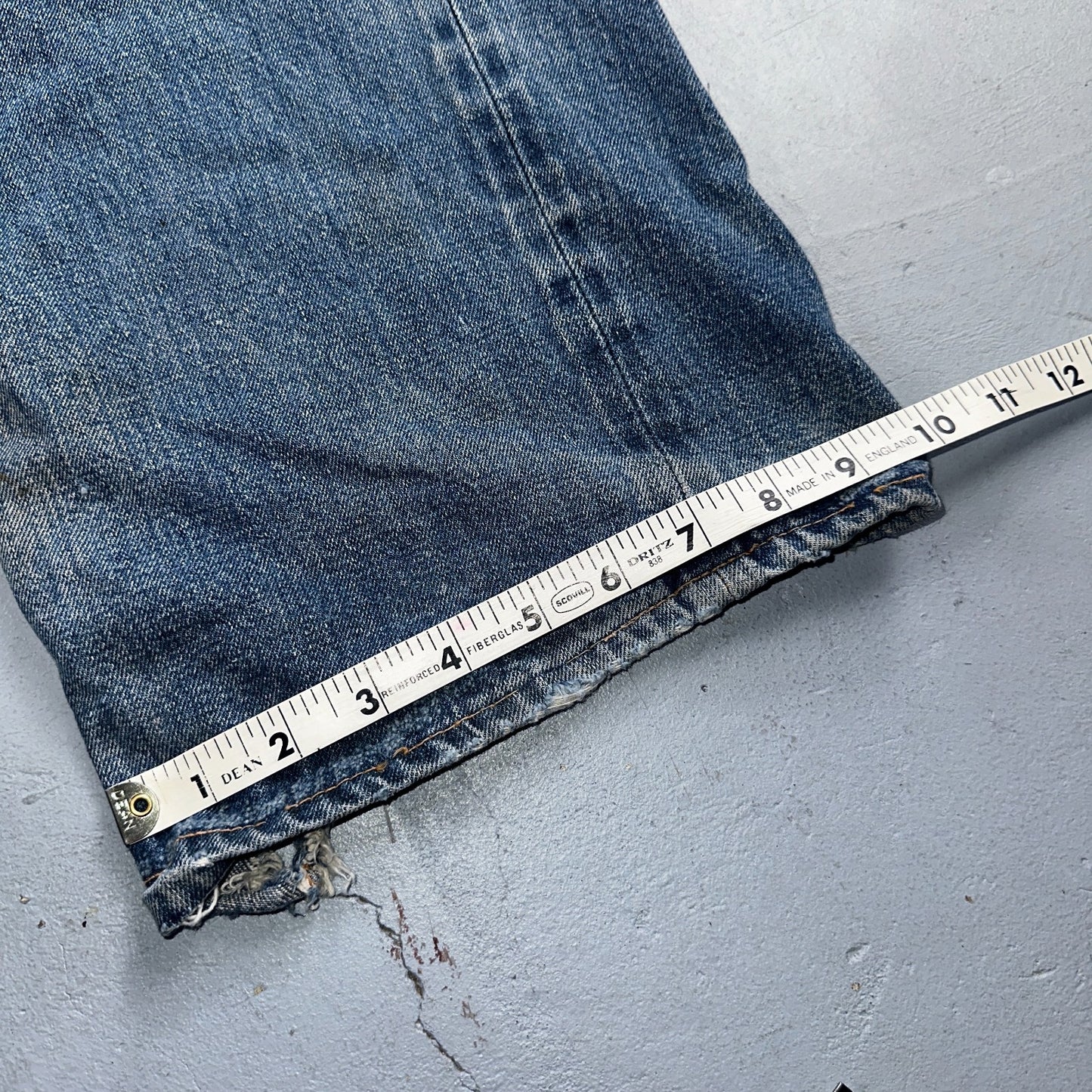 Levis 501 Vintage 70s SS Redline Selvedge USA XX Jeans Med Wash 48x30 Act 44x27