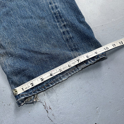 Levis 501 Vintage 70s SS Redline Selvedge USA XX Jeans Med Wash 48x30 Act 44x27