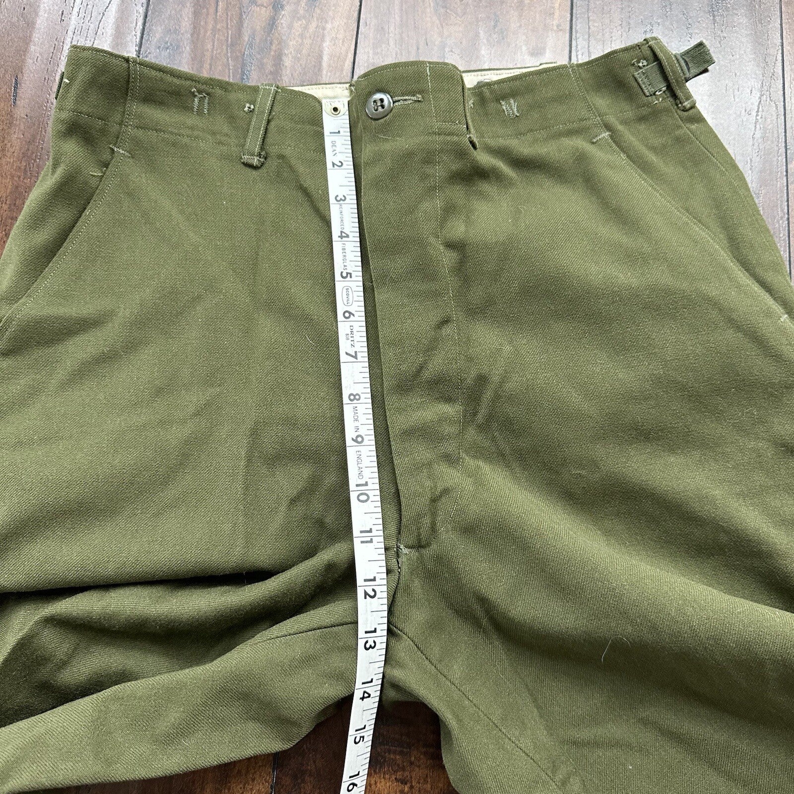 Original 1951 Dated Wool OG-108 Trousers 31x29 Military Pants Not HBT WWII WW2