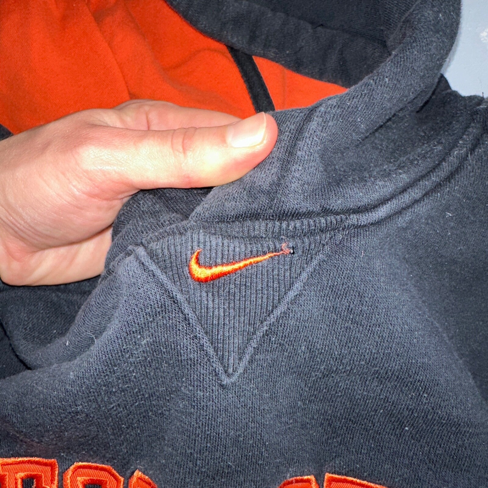 Nike Oregon State University Hoodie Mens M Center Swoosh VTG Y2K 90s Beavers