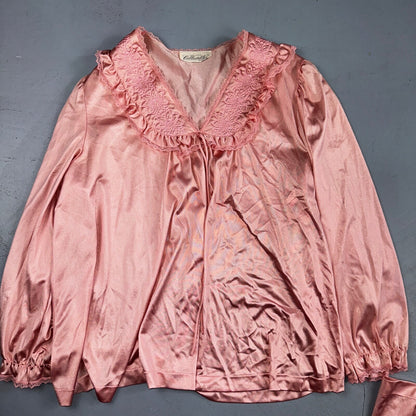 Vintage 70s JCPENNEY Classic Pajamas Pink 2 Pc 1970s Collectibles Large USA