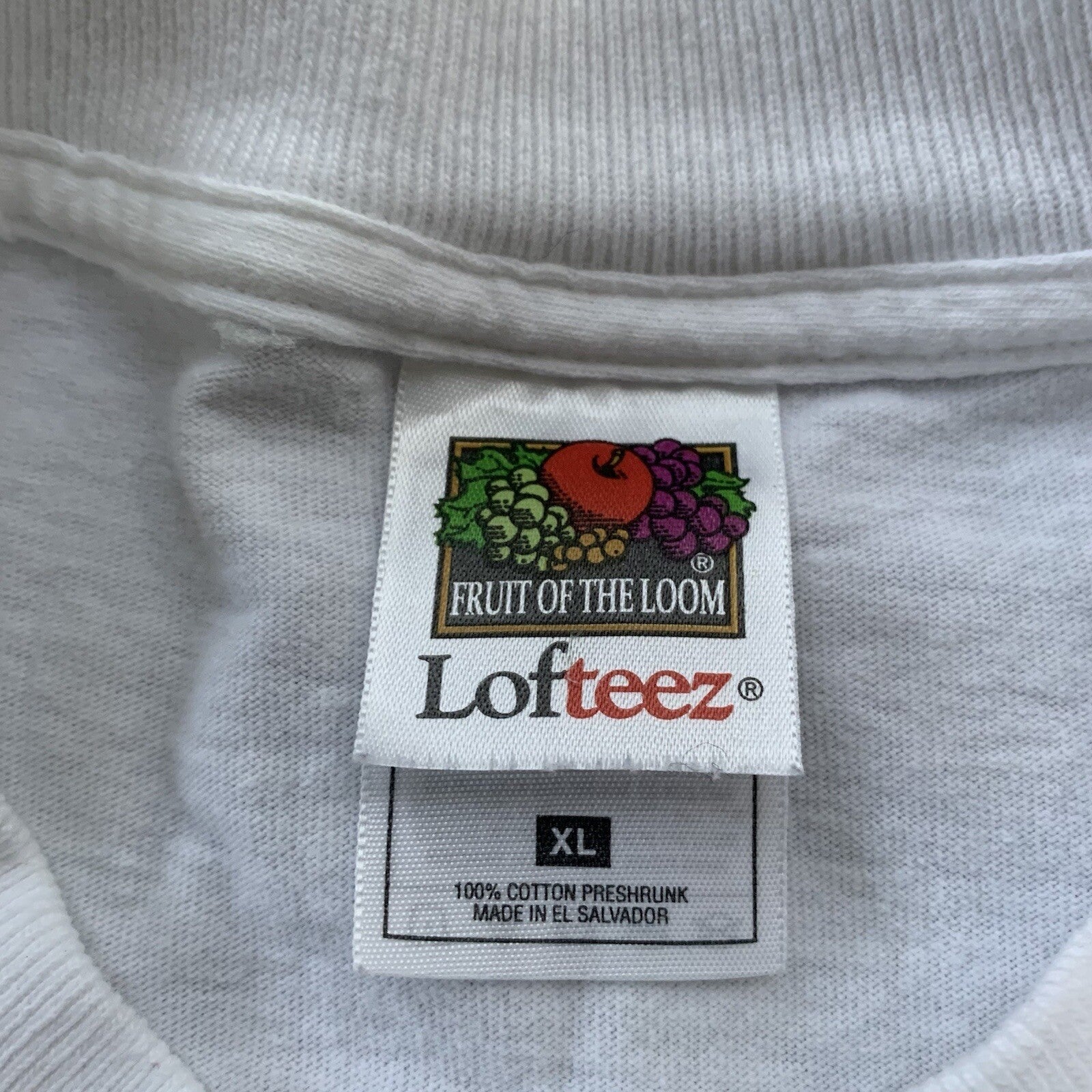 TY Beanie Baby Vintage White T Shirt 90s Employee Sample Rare 1st Gen Heart Cute