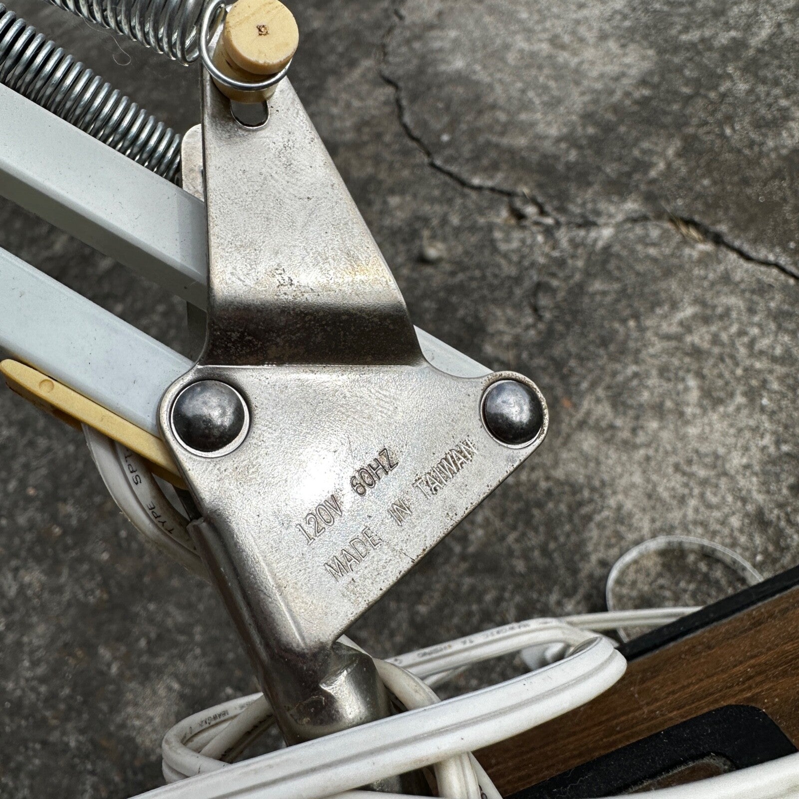 Vintage Industrial Lamp Articulating Workbench Light MCM Mid Century Style