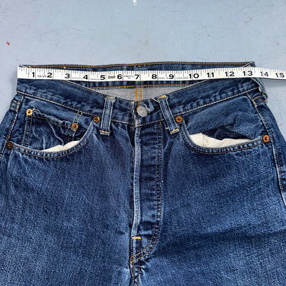 Levis 501 Big E Vintage 60s Redline Selvedge USA XX 1960s Jeans SKINNY Act 27X26