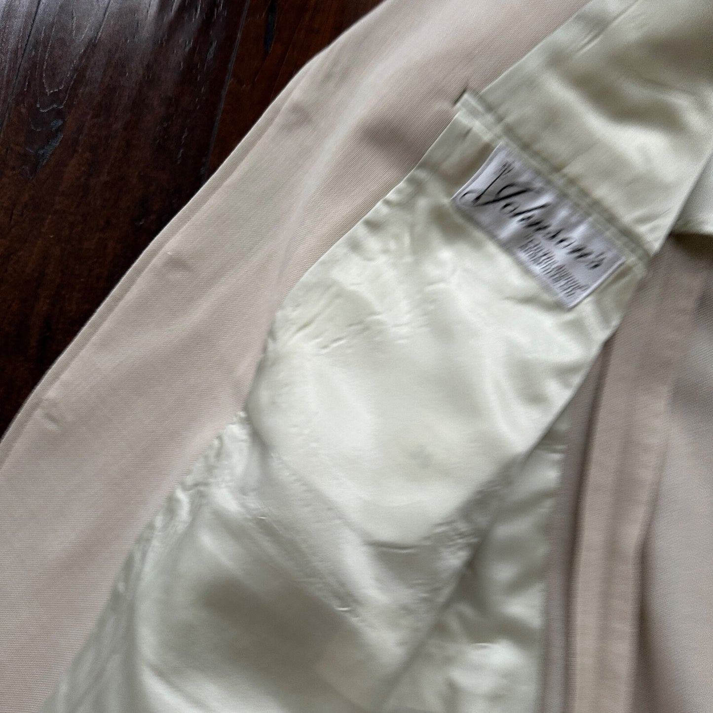 VTG Union Sport Coat Mens 42 Johnson Blazer Button Cricketer 70s 1970s Tan