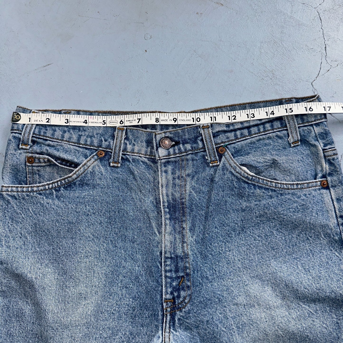 Levis 517 VTG 70s 80s 20517 Bootcut Blue Jeans Size 36x32 USA Orange Tab 33x30