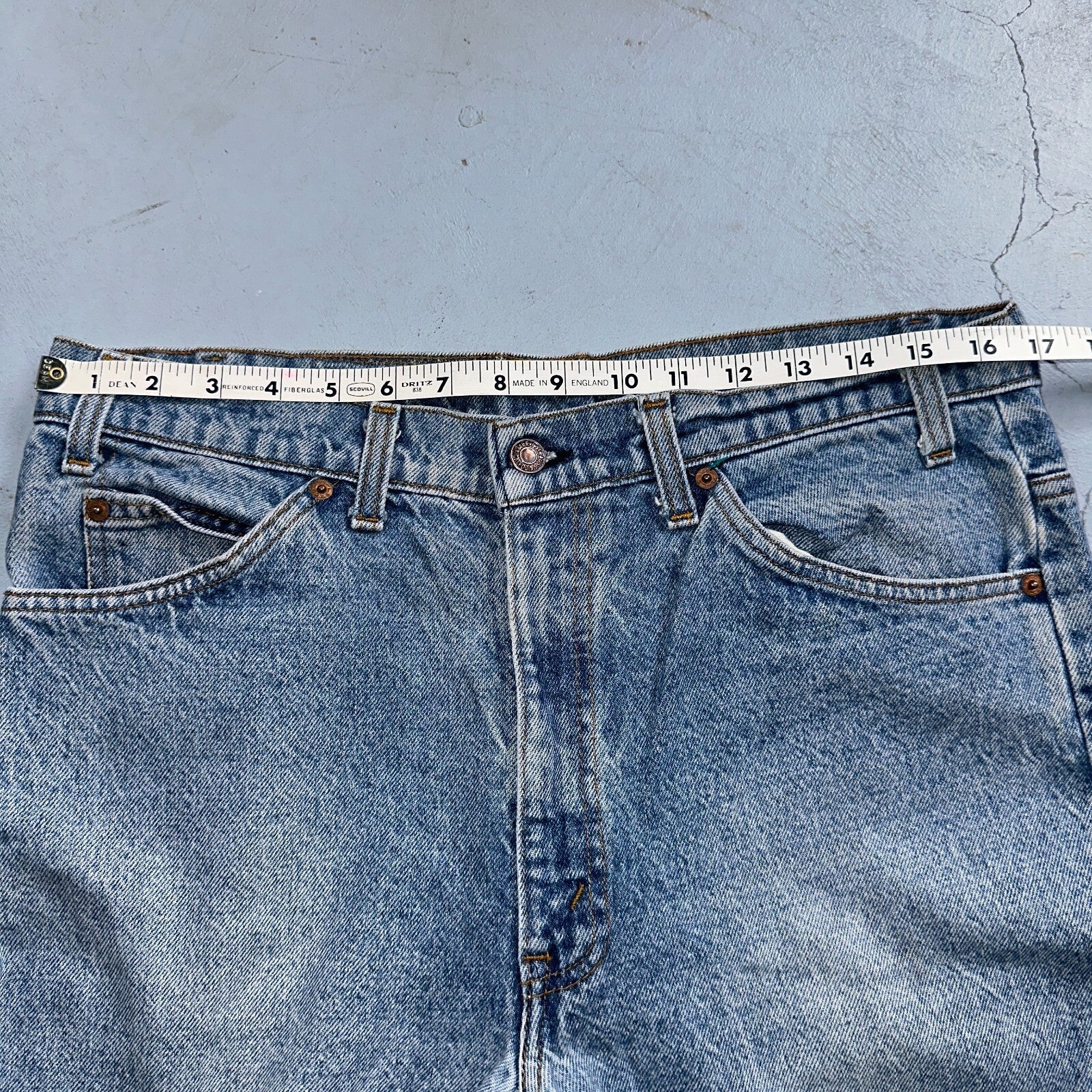 Levis 517 VTG 70s 80s 20517 Bootcut Blue Jeans Size 36x32 USA Orange Tab 33x30