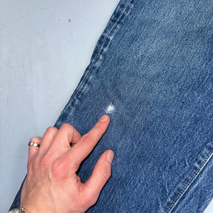 Levis 501 VTG 70s SS Redline Selvedge Jeans XX Med Wash 34x29 Act 31x25