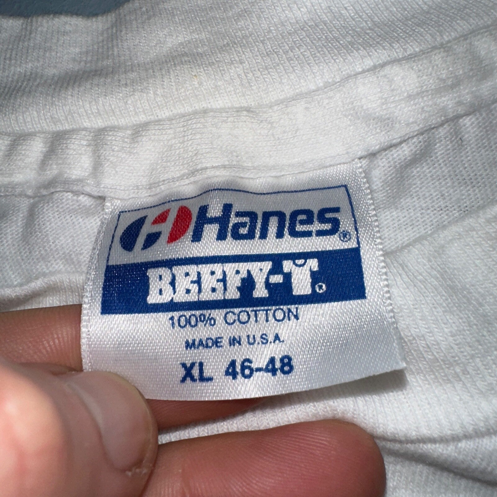 Rat Race Hanes Beefy XL Crazy VTG T Shirt 90s College Running 27 Funny Random