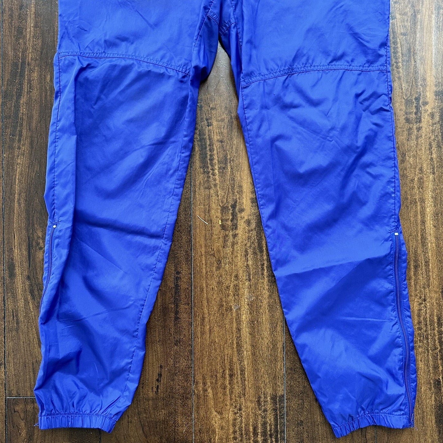 Nike Vintage 90s Gray Tag Windpants Track Pants Ankle Zip Unlined Purple M